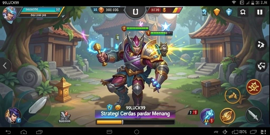Tampilan gameplay menarik dan penuh strategi di 99LUCK99.