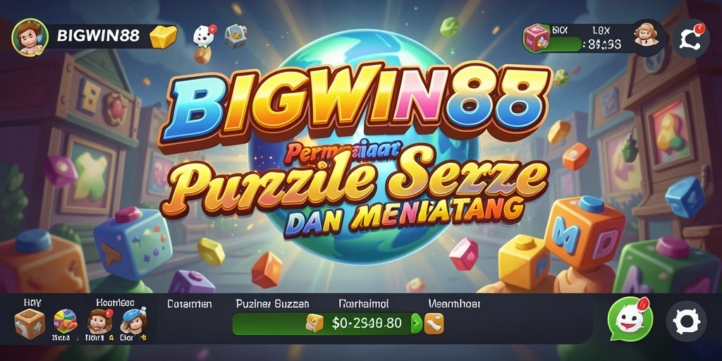 Tampilan gameplay seru dari BIGWIN88 dengan tantangan Puzzle.