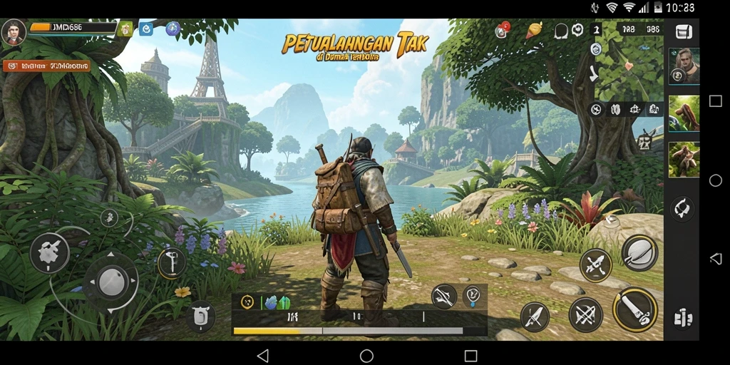Gameplay DMD686 yang menakjubkan dengan dunia terbuka penuh petualangan.