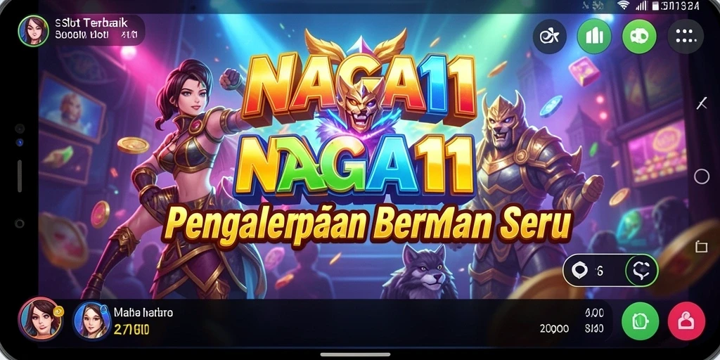 Screenshot gameplay NAGA11 menampilkan keseruan permainan slot yang menarik.