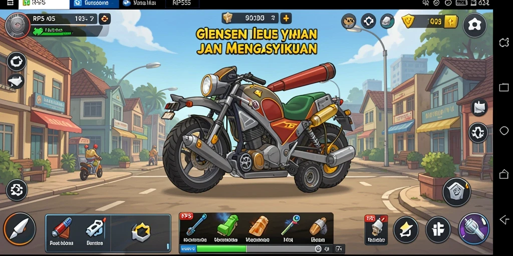Screenshot gameplay <strong>RP55</strong> menunjukkan aksi seru dalam permainan Idle.