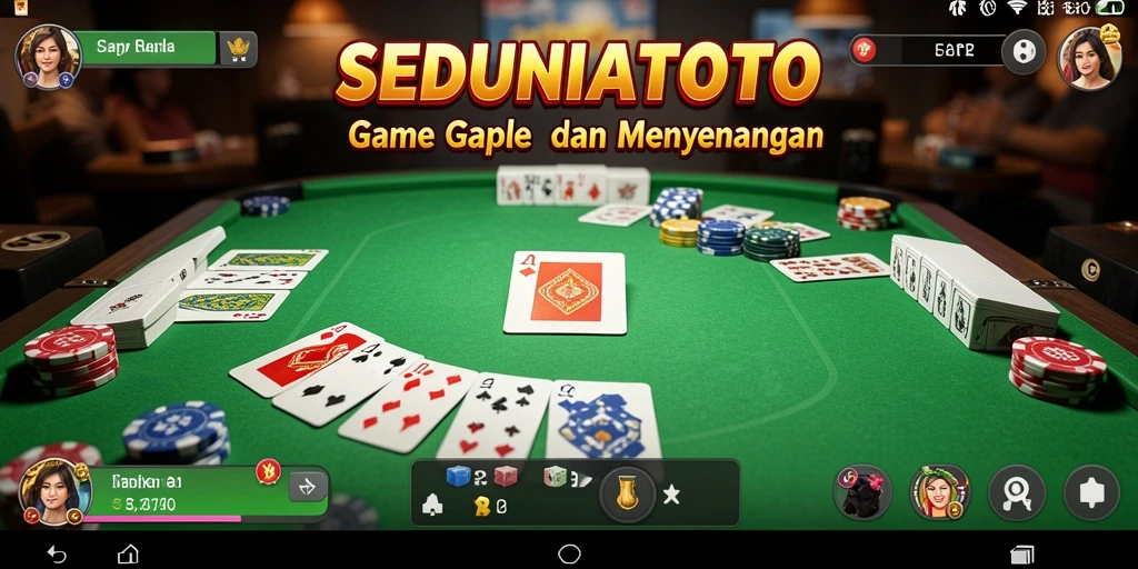 Tampilan gameplay seru dan interaktif di SEDUNIATOTO.