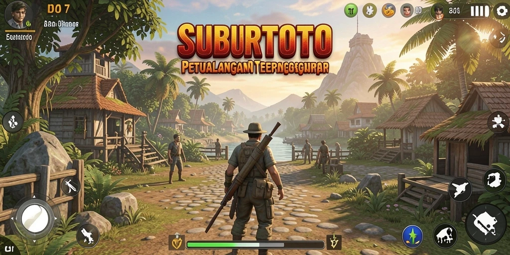 Tampilan gameplay <strong>SUBURTOTO</strong> yang menarik dengan eksplorasi dunia terbuka.