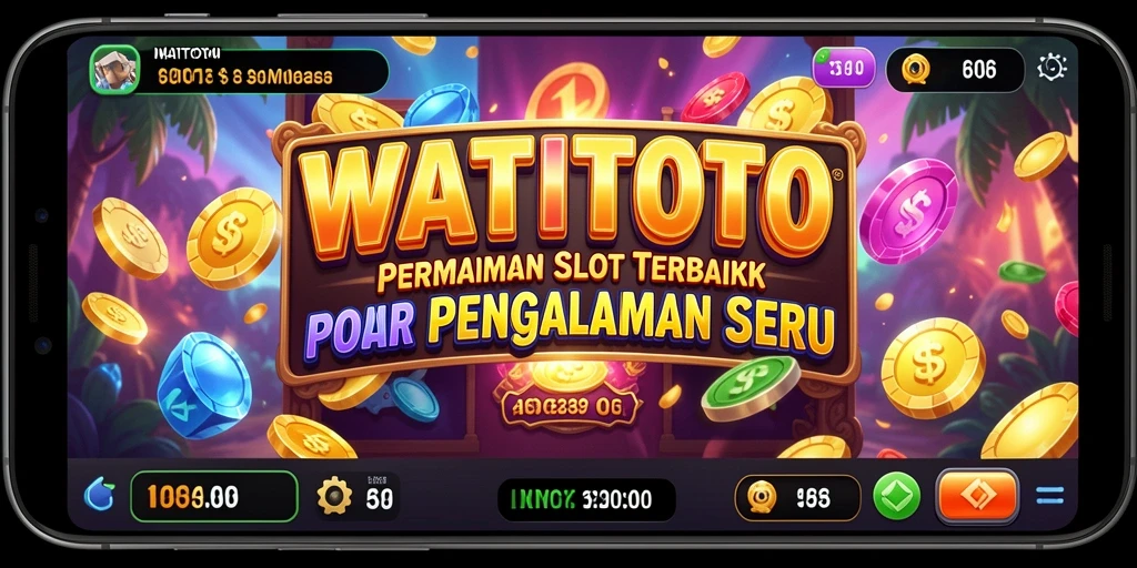 Screenshot gameplay WATITOTO menampilkan keseruan permainan Slot yang mengasyikkan.